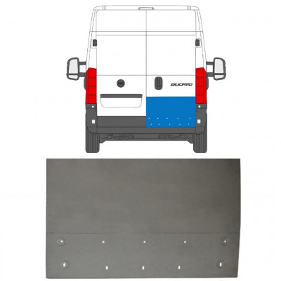Pannello di riparazione porta posteriore per Citroen Jumper 2006-2025 / Destra 14264