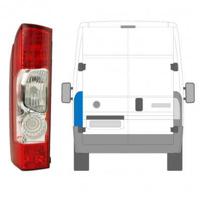 Fanale posteriore per Peugeot Boxer 2006-2014 / Sinistra 13151