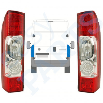 Fanale posteriore per Peugeot Boxer 2006-2014 / Sinistra+Destra / Set 13232