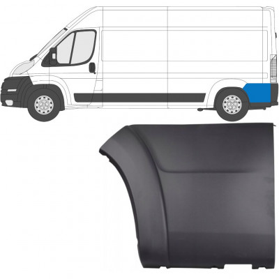 Modanatura laterale posteriore per Fiat Ducato 2006-2018 / Sinistra 6551