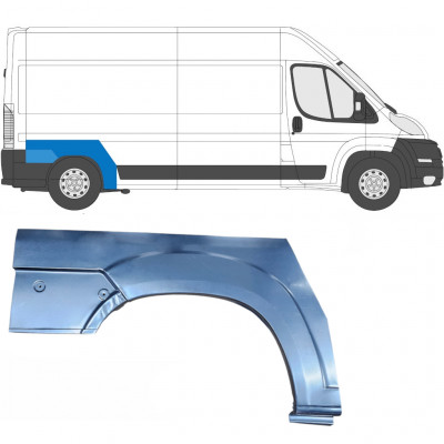 Pannello di riparazione parafango posteriore per Fiat Ducato 2006-2025 / Destra 6814