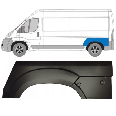 Pannello di riparazione parafango posteriore per Fiat Ducato 2006-2025 / Sinistra 11726