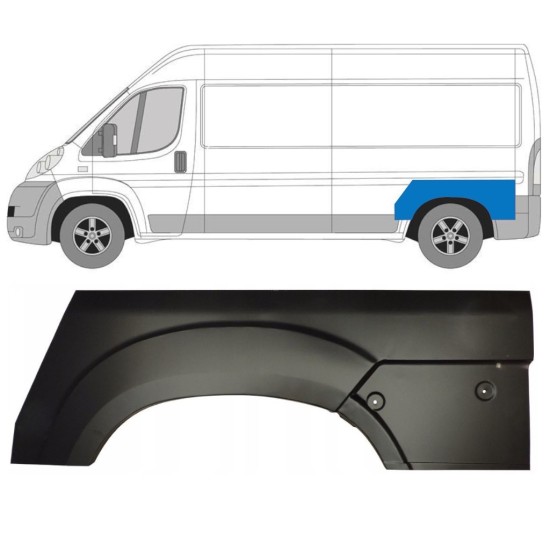 Pannello di riparazione parafango posteriore per Citroen Jumper 2006-2025 / Sinistra 14280