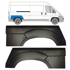 Pannello di riparazione parafango posteriore per Citroen Jumper 2006-2025 / Sinistra+Destra / Set 14282