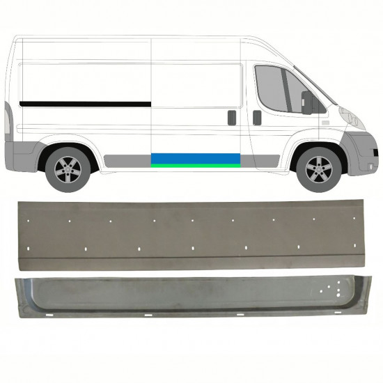 Pannello di riparazione porta scorrevole per Fiat Ducato 2006-2025 / Destra / Set 10965