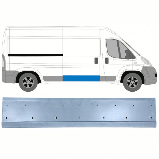Pannello di riparazione porta scorrevole per Fiat Ducato 2006-2025 / Destra 10964
