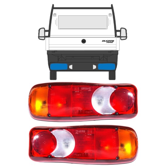Fanale posteriore per Citroen Jumper 2014-2018 / Destra / Set 14066