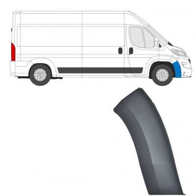 Modanatura laterale paraurti anteriore per Peugeot Boxer 2014-2018 / Destra 13045