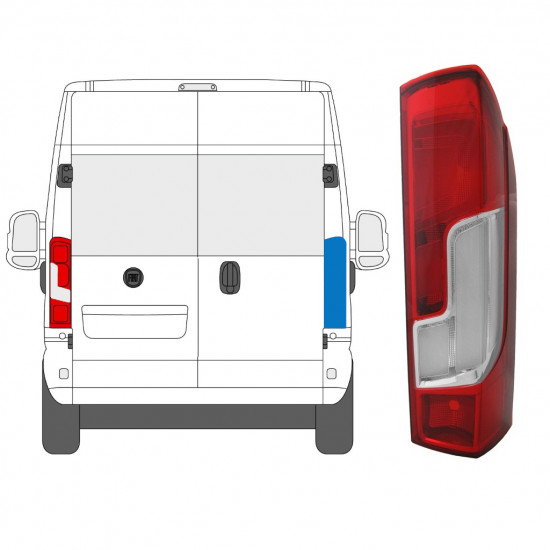 Fanale posteriore per Citroen Jumper 2014-2023 / Destra 13843