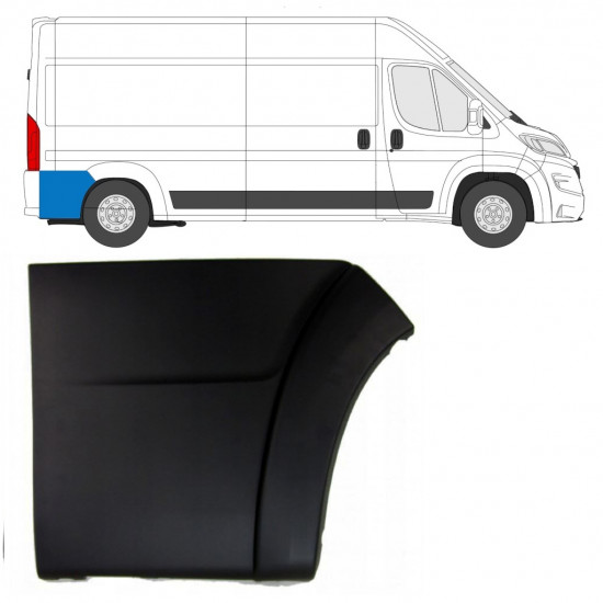Modanatura laterale posteriore per Opel Movano 2021- / Destra 15830