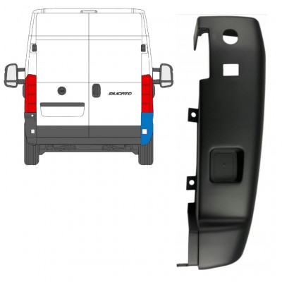 Angolo paraurti posteriore 180 gradi per Peugeot Boxer 2018- / Destra 13171