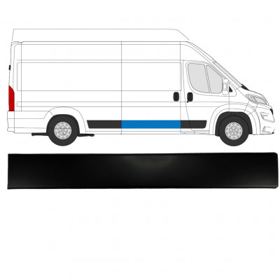 Modanatura laterale porta scorrevole per Peugeot Boxer 2018- / Destra 13105