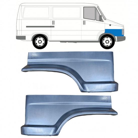 Pannello di riparazione parafango anteriore per Peugeot J5 1981-1994 / Sinistra+Destra / Set 14059