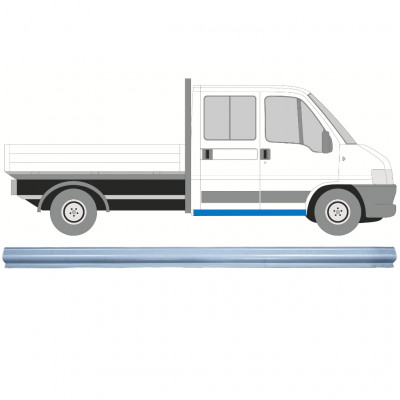 Pannello di riparazione sottoporta lamiera per Citroen Jumper 1994-2006 / Sinistra = Destra (simmetrico) 14304