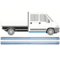 Pannello di riparazione sottoporta lamiera per Fiat Ducato 1994-2006 / Set 11917