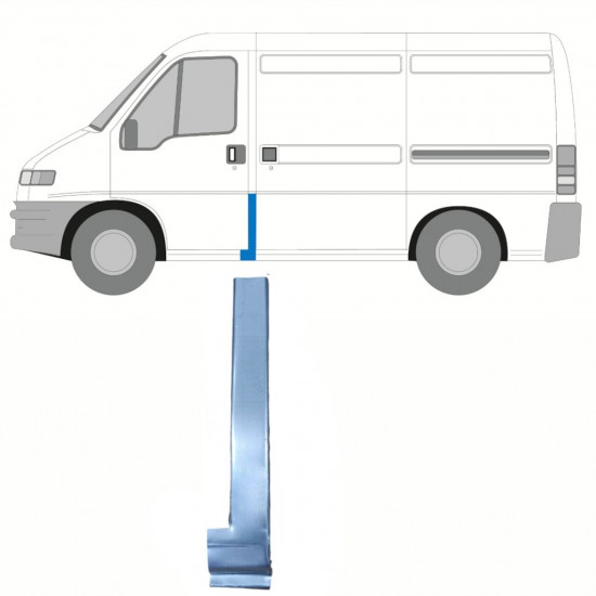 Pannello di riparazione del montante per Citroen Jumper 1994-2006 / Sinistra 13210