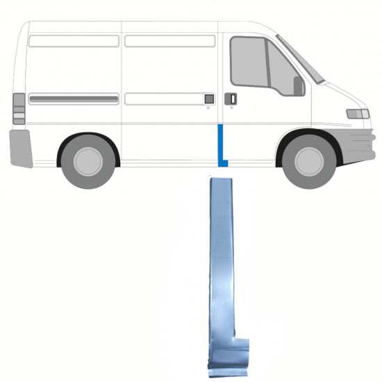 Pannello di riparazione del montante per Citroen Jumper 1994-2006 / Destra 13208