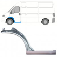 Pannello di riparazione sottoporta e parafango anteriore per Citroen Jumper 1994-2006 / Sinistra / Set 14081