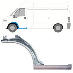 Pannello di riparazione sottoporta e parafango anteriore per Peugeot Boxer 1994-2006 / Sinistra / Set 14080