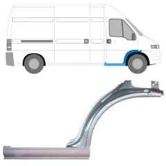 Pannello di riparazione sottoporta e parafango anteriore per Citroen Jumper 1994-2006 / Destra / Set 14079