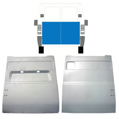 Pannello di riparazione porta posteriore per Peugeot Boxer 1994-2006 / Sinistra+Destra / Set 14072