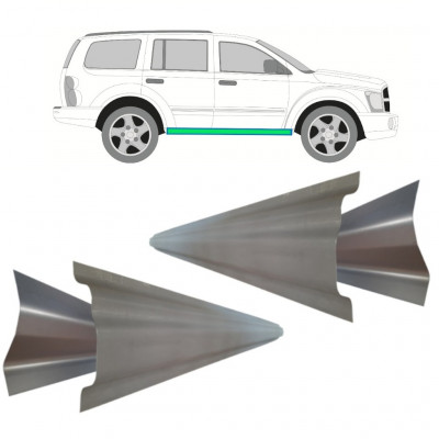 Pannello di riparazione sottoporta interno ed esterno per Dodge Durango 2003-2008 / Sinistra+Destra / Set 11459