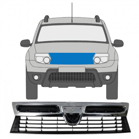Griglia per Dacia Duster 2010-2012 / Set 7502