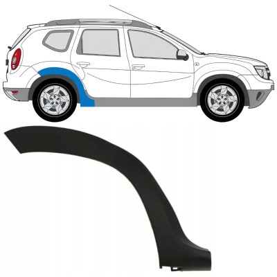Modanatura laterale parafango posteriore per Dacia Duster 2010-2017 / Destra 16019