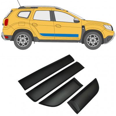 Modanatura laterale porta per Dacia Duster 2017- / Sinistra+Destra 9314