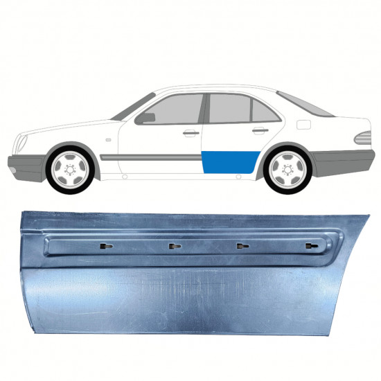 Pannello di riparazione porta posteriore per Mercedes E-Class W210 1995-2003 / Sinistra 8005