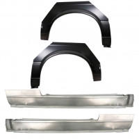 Lamiera di riparazione completo sottoporta e parafango posteriore per BMW 3 E30 1982-1987 / Set 11236