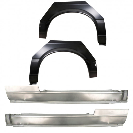 Lamiera di riparazione completo sottoporta e parafango posteriore per BMW 3 E30 1982-1987 / Set 11236