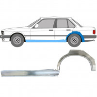 Lamiera di riparazione completo sottoporta e parafango posteriore per BMW 3 E30 1982-1987 / Sinistra / Set 11238