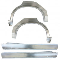 Lamiera di riparazione completo sottoporta e parafango posteriore per BMW 3 E30 1982-1987 / Set 11239