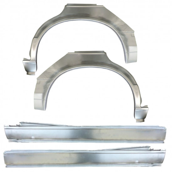 Lamiera di riparazione completo sottoporta e parafango posteriore per BMW 3 E30 1982-1987 / Set 11239