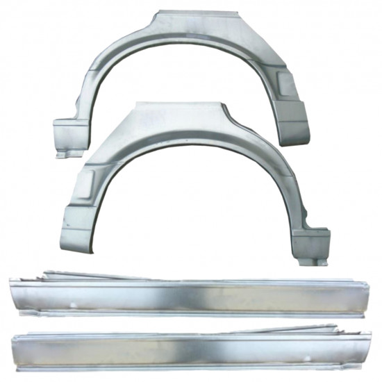 Lamiera di riparazione completo sottoporta e parafango posteriore per BMW 3 E30 1987-1994 / Set 11242