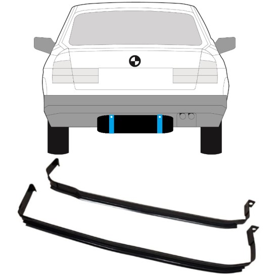 Cinghie serbatoio carburante per BMW 5 E34 1987-1997 15992