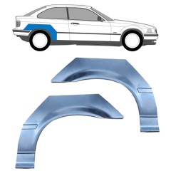 Pannello di riparazione parafango posteriore per BMW 3 E36 1990-2000 / Sinistra+Destra / COMPACT / Set 5500