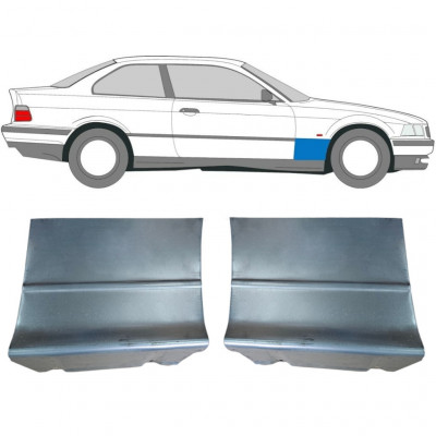 Pannello di riparazione parafango anteriore per BMW 3 E36 1990-2000 / Sinistra+Destra / COUPE / Set 6209