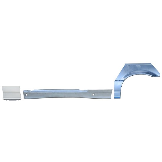 Pannello di riparazione sottoporta + parafango anteriore + posteriore per BMW 3 E36 1990-2000 / Sinistra / COUPE / Set 17026