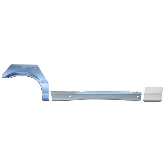 Pannello di riparazione sottoporta + parafango anteriore + posteriore per BMW 3 E36 1990-2000 / Destra / COUPE / Set 17025