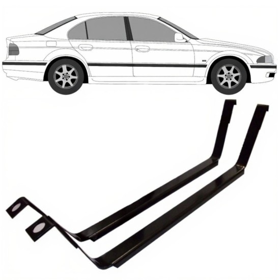 Cinghie serbatoio carburante per BMW 5 E39 1996-2004 9308