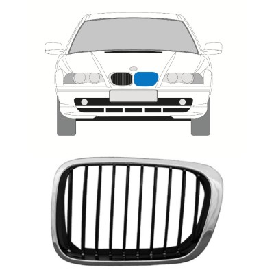 Griglia per BMW 3 E46 1998-2006 / Sinistra 16300