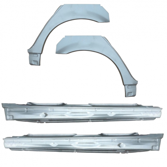 Lamiera di riparazione completo sottoporta e parafango posteriore per BMW 3 E46 1998-2006 / Set 11245