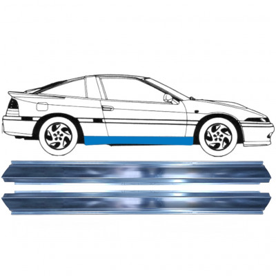 Pannello di riparazione sottoporta lamiera per Mitsubishi Eclipse 1989-1994 / Sinistra+Destra / Set 11333