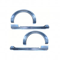 Pannello di riparazione sottoporta e parafango posteriore per Ford Escort 1986-1990 / CABRIO / Set 12588