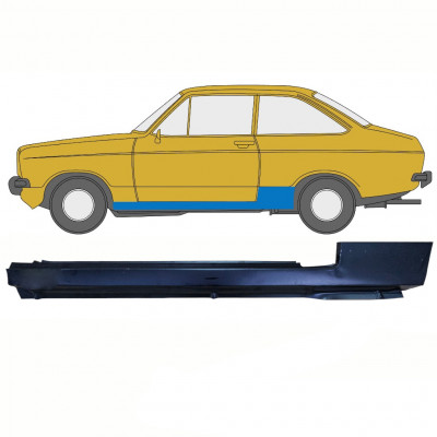 Sottoporta Lamiera Completo per Ford Escort 1974-1980 / Sinistra 10728