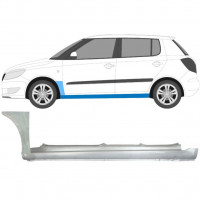 Lamiera di riparazione sottoporta completo e parafango anteriore per Skoda Fabia II 2007-2015 / Sinistra / Set 11171