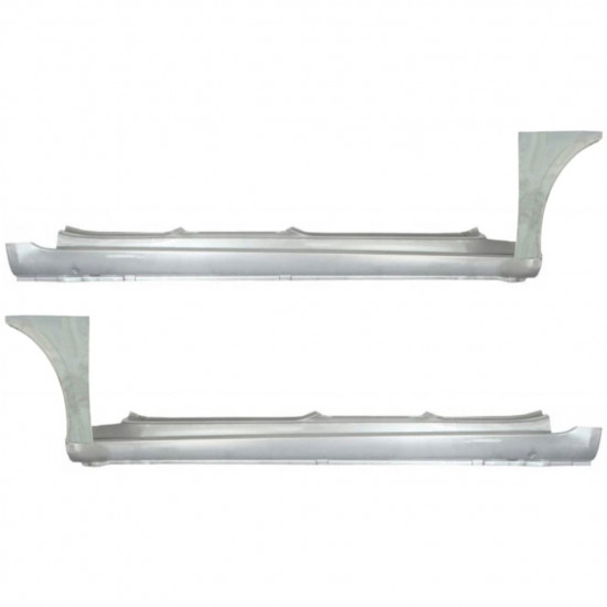 Lamiera di riparazione sottoporta completo e parafango anteriore per Skoda Fabia II 2007-2015 / Set 11172