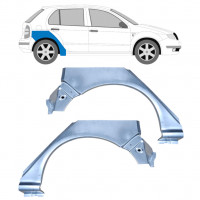 Pannello di riparazione parafango posteriore per Skoda Fabia I 1999-2007 / Sinistra+Destra / Set 10444